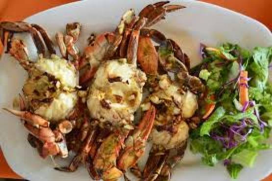 Caranguejo Azul Picante ao Alho e Limão (sub Consulta)