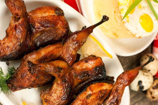 Codornizes Grelhadas Ao Molho Especial (3 Codornizes)