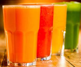 Sumos (Maracujá, Goiaba, Ananás, Manga, Melancia e Tamarino)