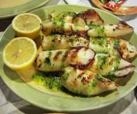 Lulas na Chapa ao Molho da Casa